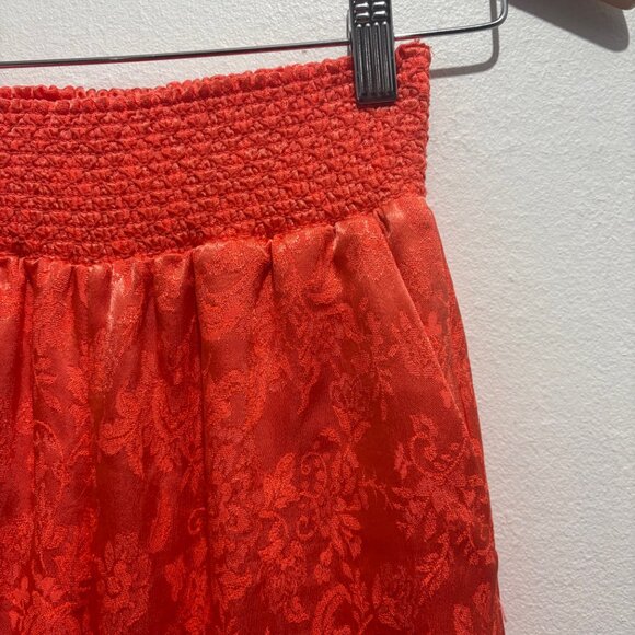 Alice + Olivia Shanda Blazer & Willis Pyjama Pant suit set in coral brocade - Picture 10 of 13